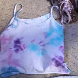 Tye die crop top